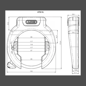 Trek Bikes Lukot*ABUS 4750XL Ring & T82 RIB Battery Lock