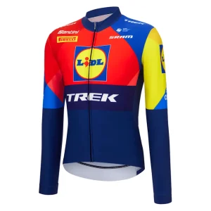 Trek Bikes Tiimiasusteet | Ajopaidat*Santini Lidl-Trek Team Replica LS Thermal Race Jersey